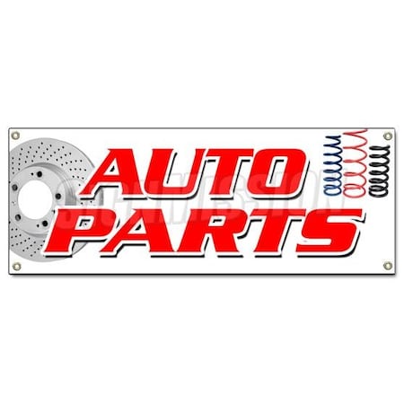 Signmission AUTO PARTS BANNER SIGN oem all brands remanufactured overhaul engines B-Auto Parts